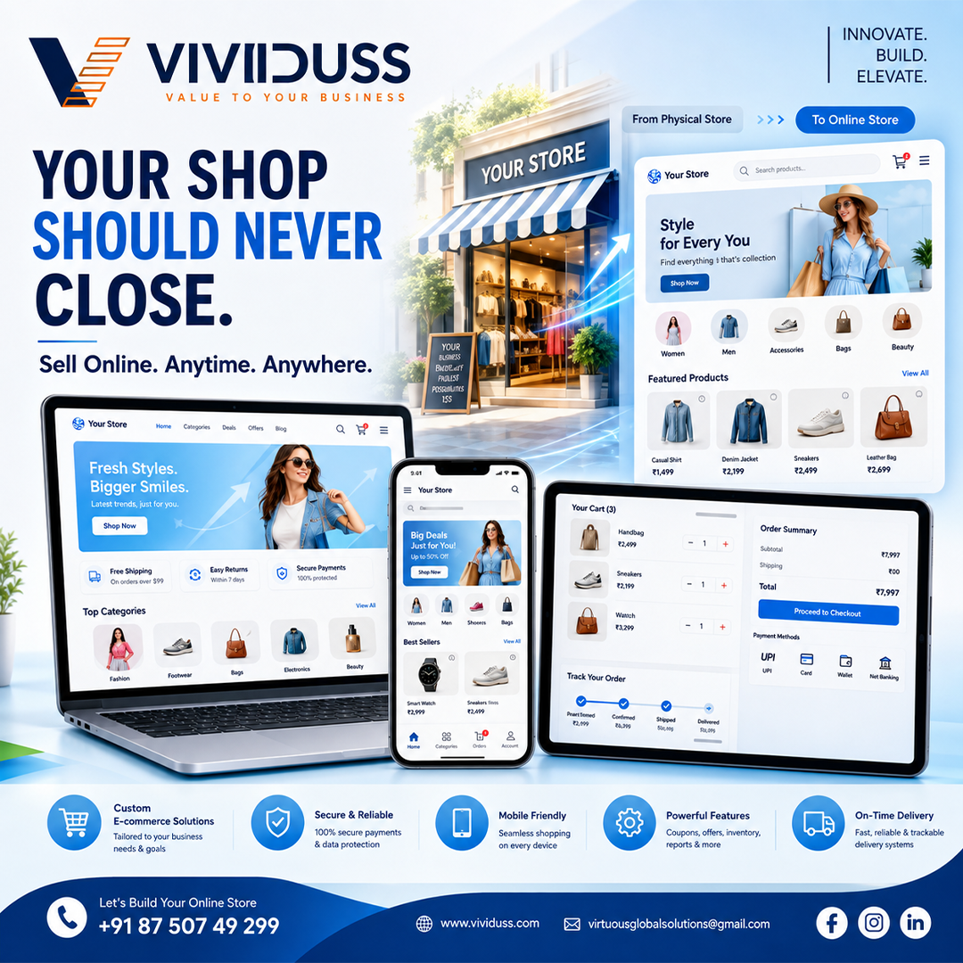 E-Commerce & Online Retail Stores